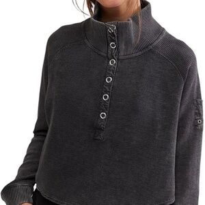 Free People Women's So Fly Henley Layer Coddy Small
